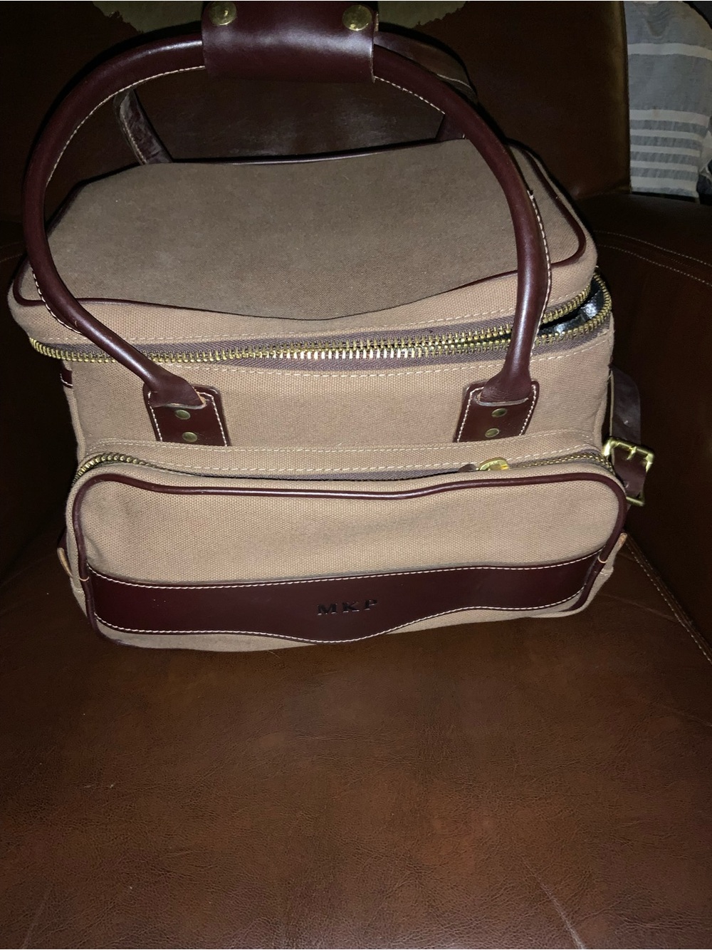White wing waxed canvas scout cooler. NWOT.